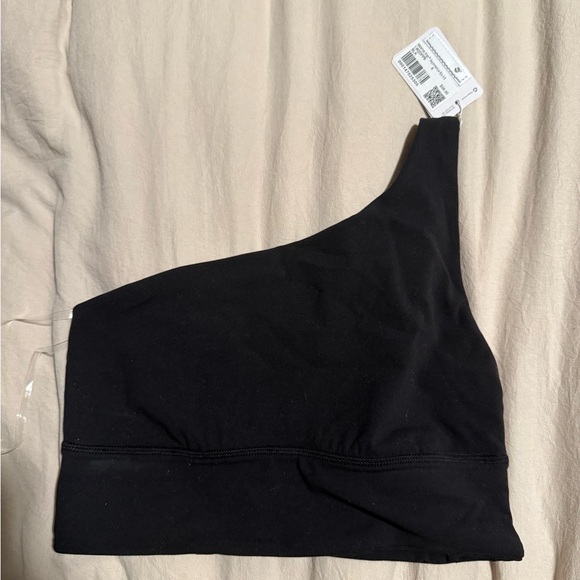 NWT lulu lemon align asymmetrical bra A/B in black - Picture 3 of 7